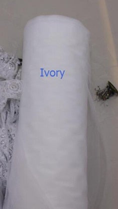 Sequins New Luxury Cathedral Veil Appliques Lace Edge