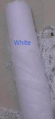 Sequins New Luxury Cathedral Veil Appliques Lace Edge