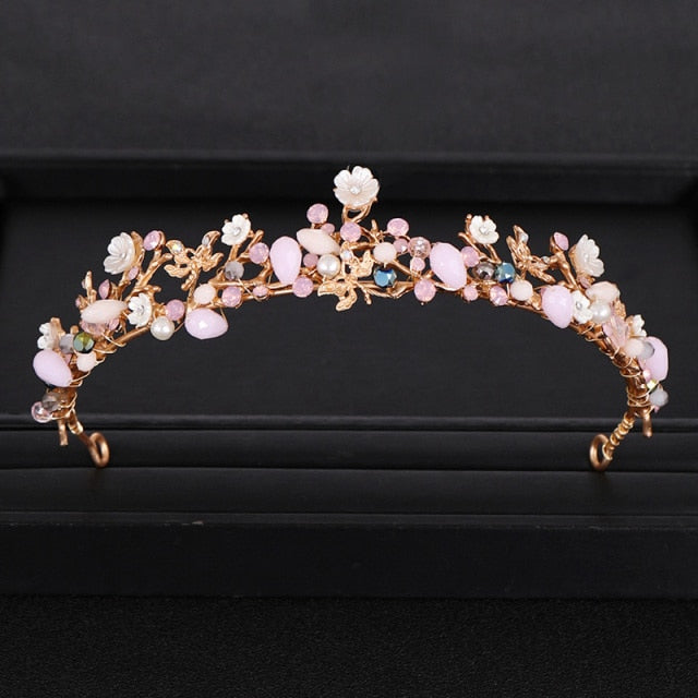 Blush Flower Wedding Floral Headpiece