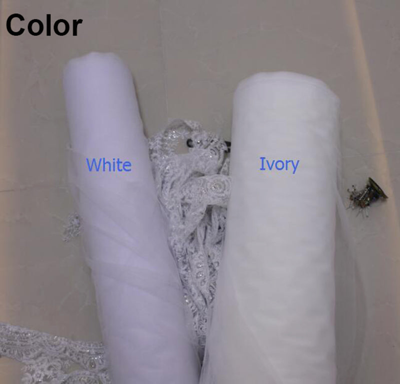 Pearl Adorned Wedding Shawl /Cape