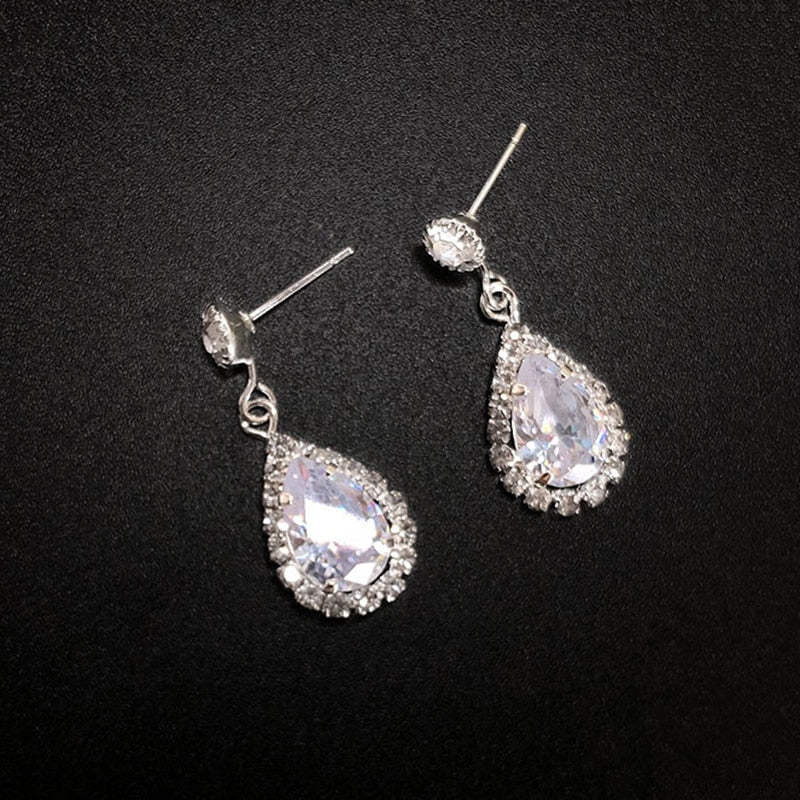 Zircon Jewelry Set with pendant VeilsGalore