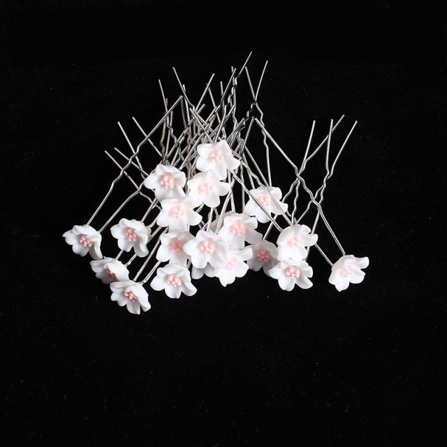 Wedding Bridal Flower Hair Pins VeilsGalore