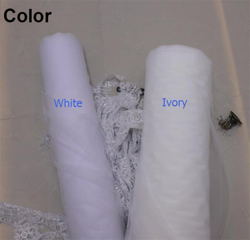 Pearl Adorned Wedding Shawl /Cape