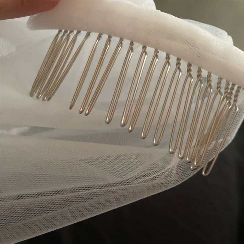 Women Wedding Veil With Comb
